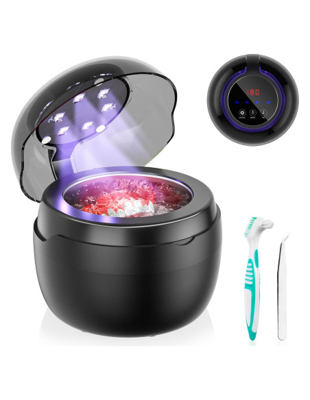 Limpiadora Ultrasónica Neatevday 250ml 50kHz 4 Modos Negra