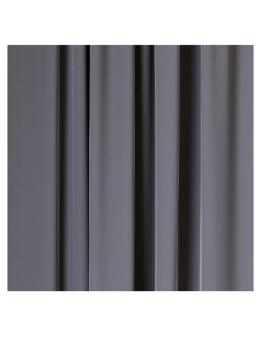 Cortinas Blackout Umbra Twilight 132x213 cm, Set de 2, Carbón