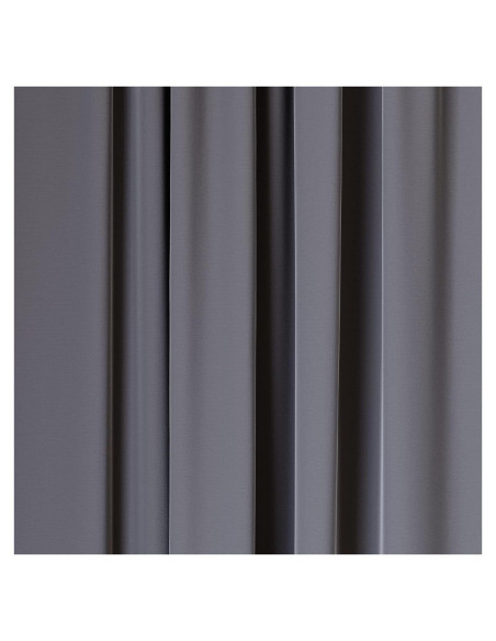 Cortinas Blackout Umbra Twilight 132x213 cm, Set de 2, Carbón