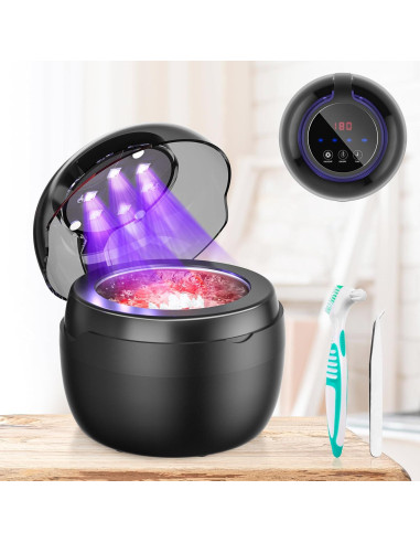 Limpiadora Ultrasónica Neatevday 250ml 50kHz 4 Modos Negra