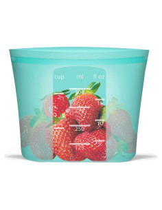 Bolsas de Snack Reutilizables Annaklin 500ml Silicona Apta Microondas