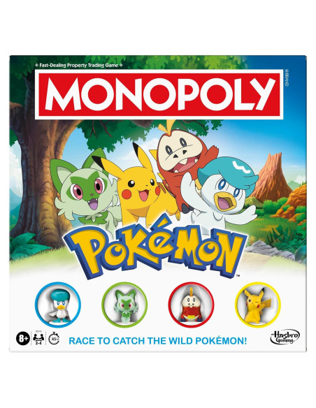 Monopoly Pokémon Edición Especial | 2 a 4 Jugadores | 8+ Años