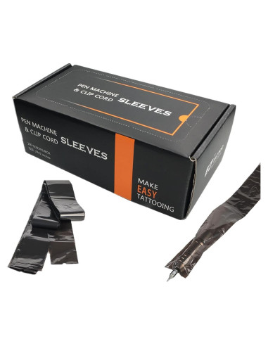Cubiertas de Clip para Máquina de Tattoo EZ - 100 Pcs Negras