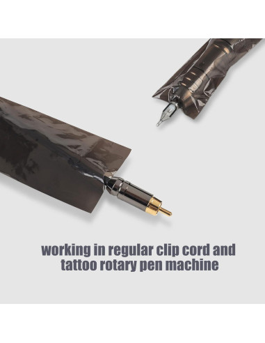 Cubiertas de Clip para Máquina de Tattoo EZ - 100 Pcs Negras