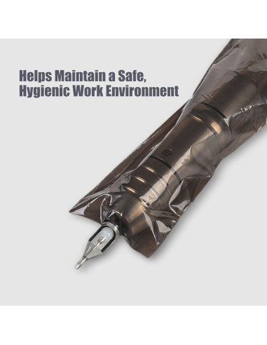 Cubiertas de Clip para Máquina de Tattoo EZ - 100 Pcs Negras