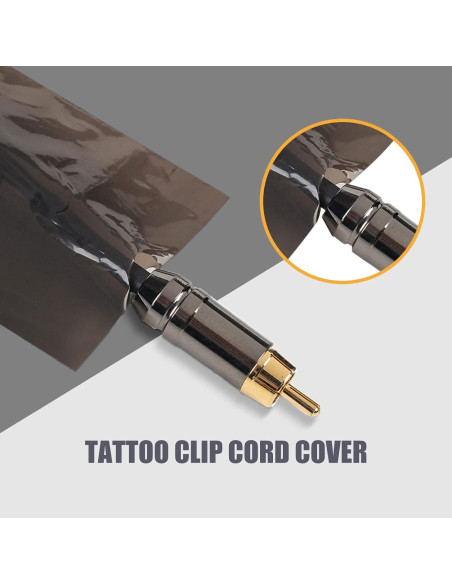 Cubiertas de Clip para Máquina de Tattoo EZ - 100 Pcs Negras