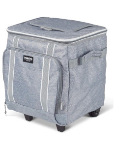 Enfriador Portátil Aislado Igloo Maxcold 40 Latas Gris Claro 2