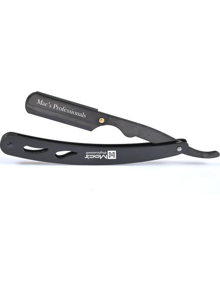 Maquinilla de Afeitar Recta Macs Profesional con 100 Cuchillas