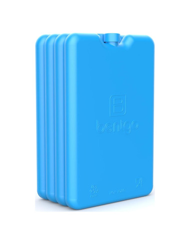 Paquete de 4 Paquetes de Hielo Ultra Delgados Bentgo Azul