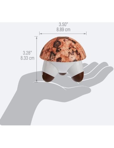 Mini Masajeador Vibrante HoMedics Galleta 1 Cuenta