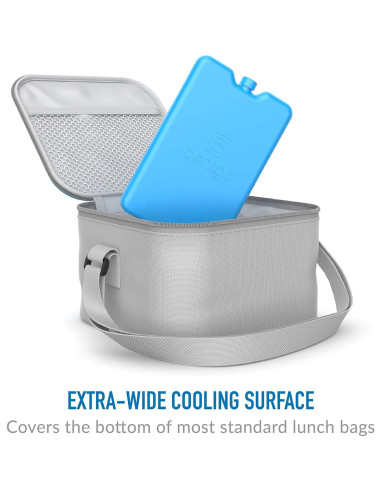 Paquete de 4 Paquetes de Hielo Ultra Delgados Bentgo Azul