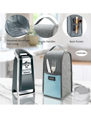 Funda para Abrelatas Eléctrico BAGSPRITE Gris-Azul