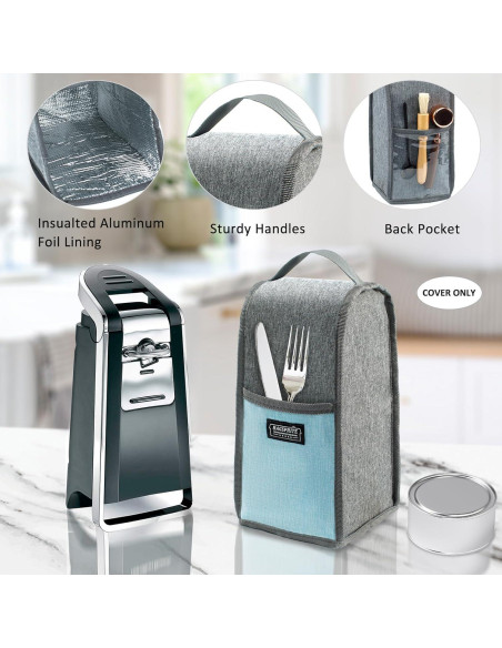 Funda para Abrelatas Eléctrico BAGSPRITE Gris-Azul