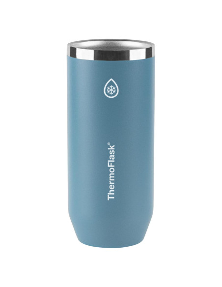 Enfriador de Latas Slim ThermoFlask Acero Inoxidable 355 ml Azul