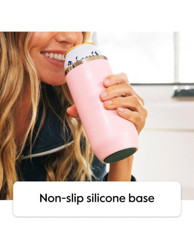 Enfriador de Latas Slim ThermoFlask Acero Inoxidable 355 ml Azul