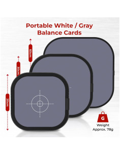 Tarjeta de Balance de Blancos Doblada 20cm Cámara Reflex 2
