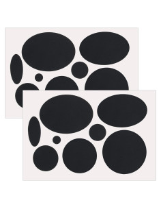 16 Parches de Reparación Autoadhesivos SmallCat - Negros