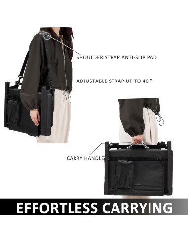 Asiento de Estadio Dragosum Plegable con Respaldo Ajustable