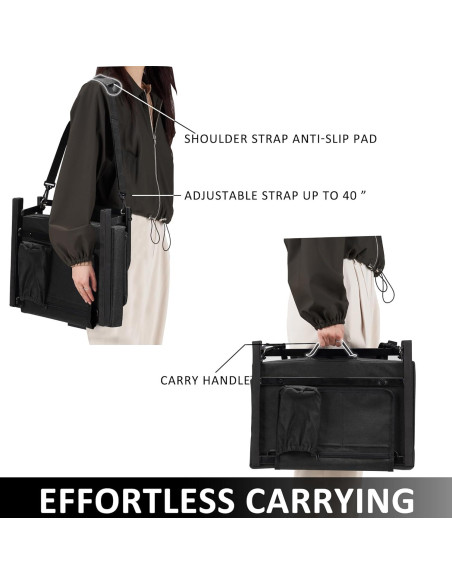 Asiento de Estadio Dragosum Plegable con Respaldo Ajustable