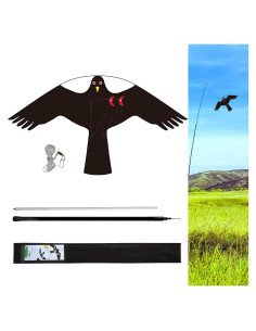 Cometa Ahuyentadora de Aves eyijklzo QN-HN 4m Nylon