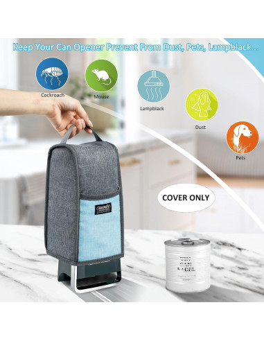 Funda para Abrelatas Eléctrico BAGSPRITE Gris-Azul