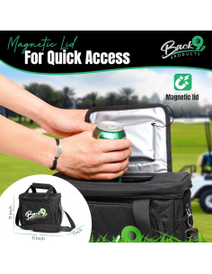 Bolsa de Enfriamiento Aislada BACK9 para Golf - 12 Latas 2