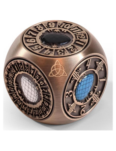 Dados Spinner 7 en 1 DND g00d4u Cobre Rojo Envejecido