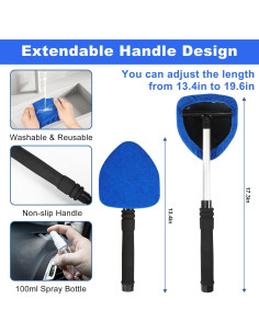 Kit de Limpieza de Interior de Coche Viewsun 14 Piezas 2