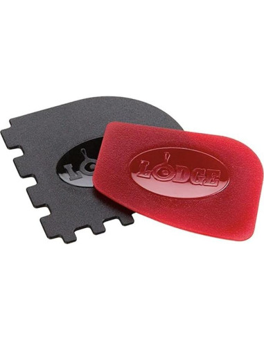 Parrilla Plancha Reversible Lodge LDP3 24.1x42.5cm + Raspadores