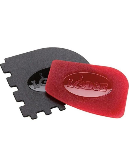 Parrilla Plancha Reversible Lodge LDP3 24.1x42.5cm + Raspadores