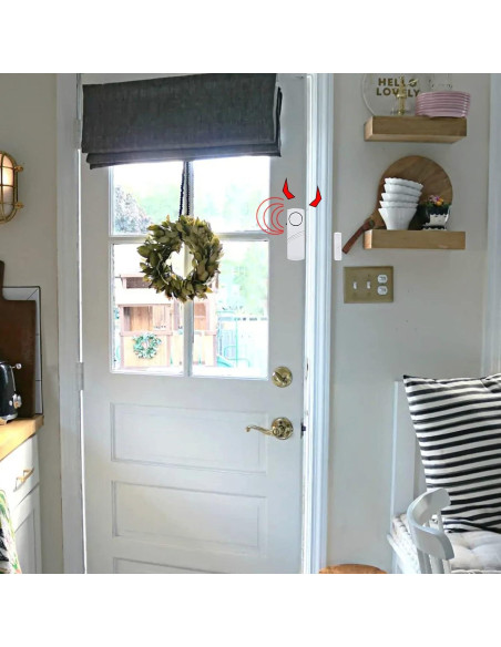 Paquete de 10 Sensores de Alarma PCTC para Ventanas y Puertas Paquete de 10 Sensores de Alarma PCTC para Ventanas y Puertas