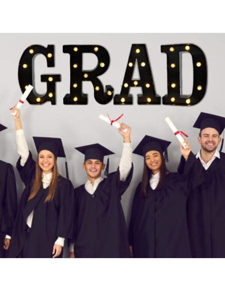 Letras Iluminadas LED Hirbisnis Negras para Decoración de Fiesta