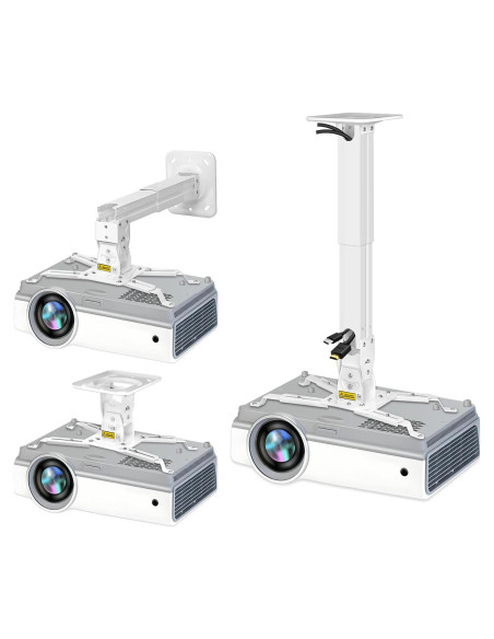 Soporte de Proyector 2-Be-Best Ajustable 40-60cm Blanco