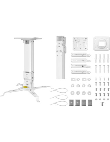 Soporte de Proyector 2-Be-Best Ajustable 40-60cm Blanco
