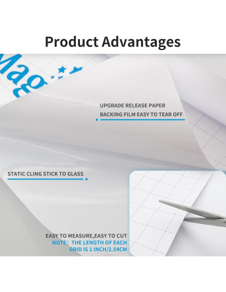 Película de Privacidad Esmerilada MAGIDEKOR 30 cm x 2 m