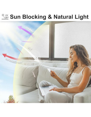 Película de Privacidad Esmerilada MAGIDEKOR 30 cm x 2 m