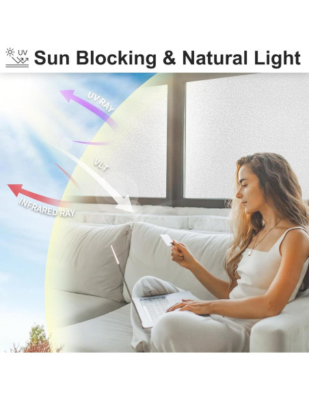 Película de Privacidad Esmerilada MAGIDEKOR 30 cm x 2 m