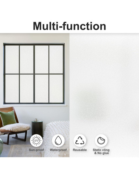 Película de Privacidad Esmerilada MAGIDEKOR 30 cm x 2 m