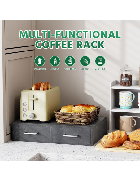 Organizador de Cajón para K Cups Simple Trending Negro 30 Cápsulas