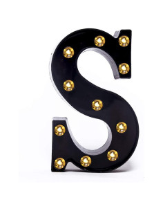 Luz LED Letras Foaky S 22 cm para Decoración de Eventos