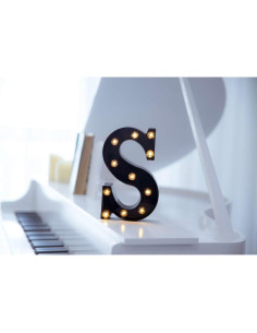 Luz LED Letras Foaky S 22 cm para Decoración de Eventos 2