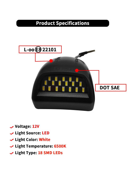 Lámpara LED trasera AlyoNed para Chevy Silverado 2002-2013