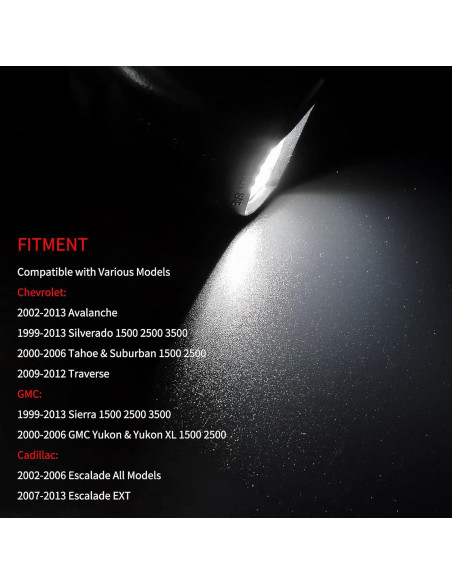 Lámpara LED trasera AlyoNed para Chevy Silverado 2002-2013