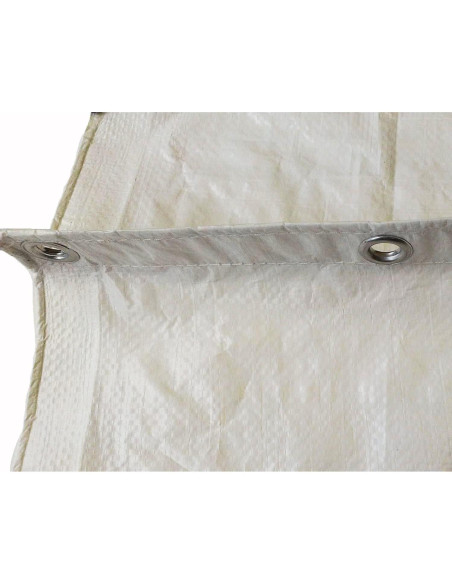 Lona Ignífuga Kotap 15x20 Pies Blanca FR-1520 para Construcción