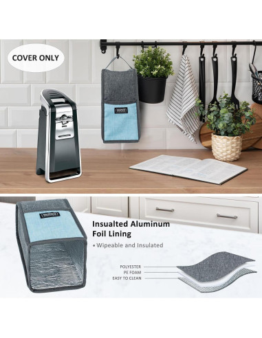 Funda para Abrelatas Eléctrico BAGSPRITE Gris-Azul