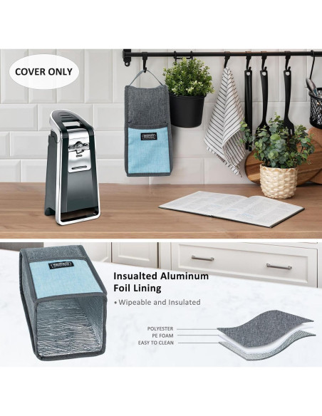 Funda para Abrelatas Eléctrico BAGSPRITE Gris-Azul