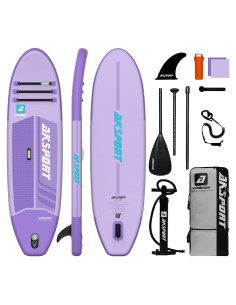 Tabla de Paddle Inflable AKSPORT SN064 Violeta 3.05m Antideslizante