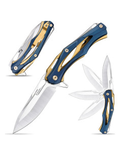 Cuchillo Plegable Eafengrow EF204 Acero D2 22.8cm EDC Camping