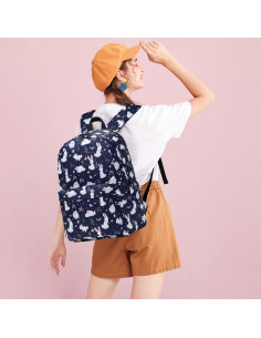 Mochila Escolar Yusudan Bunny para Niñas 33x42x15 cm 2