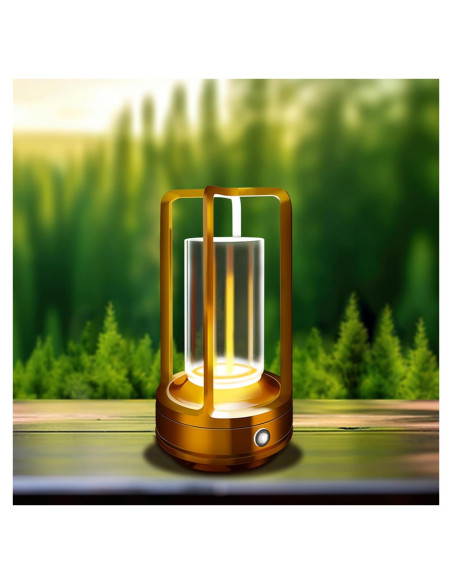 Lámpara de Mesa Portátil LAYSHINEEN 4000 mAh LED Regulable